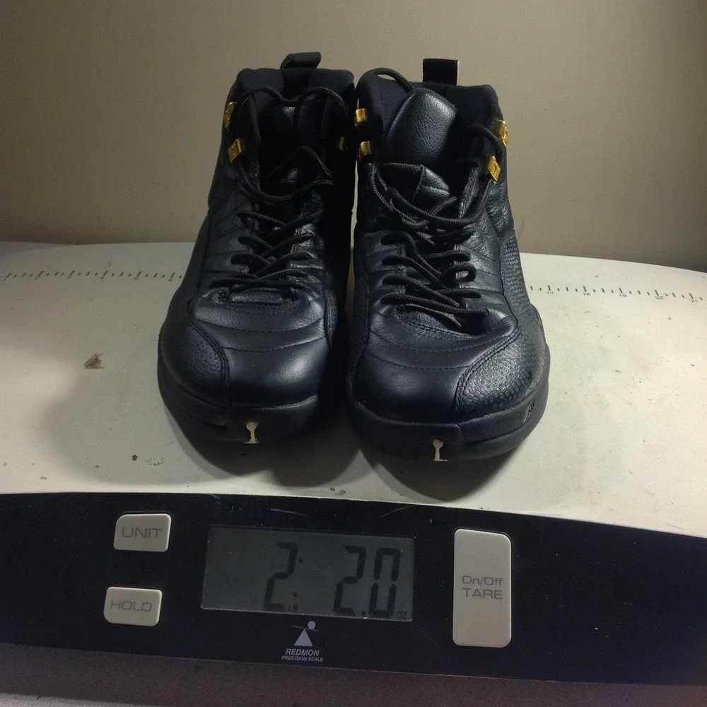 Jordan Air Jordan 12 Retro The Master Mens Size 10.5 Black Gold 130690-013